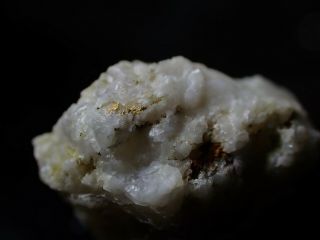 Rare Native Gold in Quartz thumbnail,  Gap Creek Mine Ashe Co.  North Carolina 2