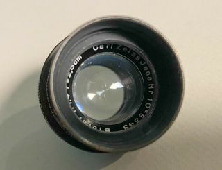 Zeiss 25mm F1.  4 C Mount Lens Carl Zeiss Jena Biotar RARE CINE f1,  4 Bolex 2,  5cm 2