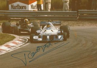 Ronnie Peterson Signed Photo - 100 - Tyrrell - Rare Item
