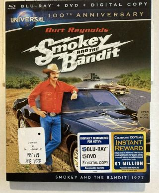 Smokey And The Bandit (blu - Ray/dvd,  2012,  2 - Disc Set) Rare Oop No Digital