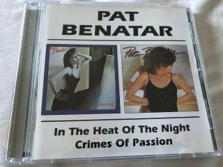 Pat Benatar In The Heat Of The Night/crimes Of Passion Import Rare 80s Rock Oop