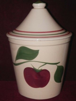 Rare Watt Apple 91 Domed Top Cookie Canister -
