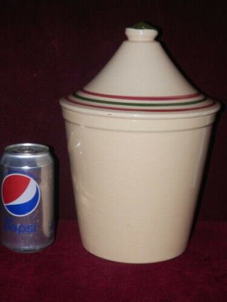 RARE WATT APPLE 91 DOMED TOP COOKIE CANISTER - 3