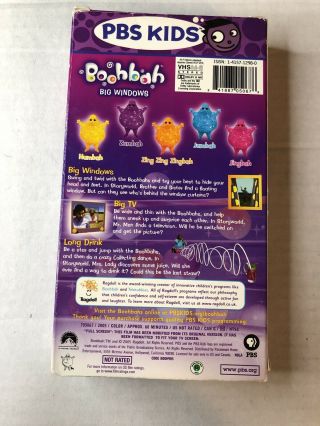 Boohbah Big Windows PBS Kids Ragdoll Innovative Program VERY RARE VHS 3