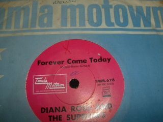 Diana Ross Supremes Forever Came Today Rare Nz 1968 7 " 45 Taml Motown Zealand