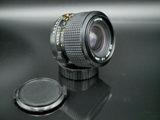 Minolta 28mm F2.  0 - Md Fast Wide Angle Mf Lens - Md Iii:,  Exc,  Rare