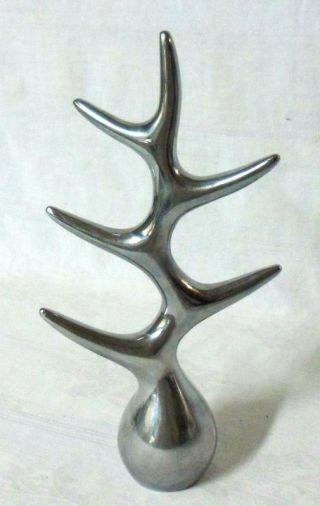 Mid Century Modern Menu Aluminum Tree Sculpture Louise Christ 2
