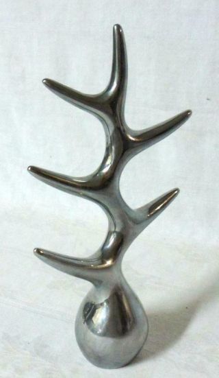 Mid Century Modern Menu Aluminum Tree Sculpture Louise Christ 3
