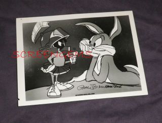 Chuck Jones Animator Rare Signed Photo Bugs Bunny Marvin Martian