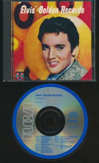 Elvis Presley Ultra Rare 1983 1st Issue " Elvis Golden Records Cd Stereo 1707 Nm
