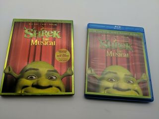 Shrek The Musical Blu - Ray,  Dvd With Slipcover Rare