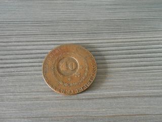 Rare 1830 Large Brazil 40 Reis Coin