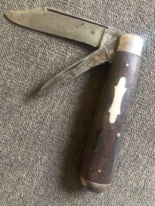 Old Vintage Antique York Knife Co Hammer Brand Jack Knife