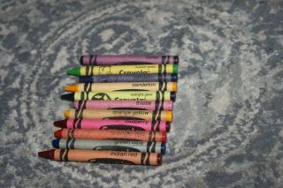 (11) Rare Retired Discontinued Crayola Crayons Binney And Smith Indian Red