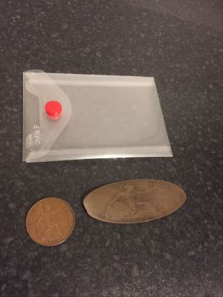 (u) Rare Vintage Coin Magic Trick Stretching Penny