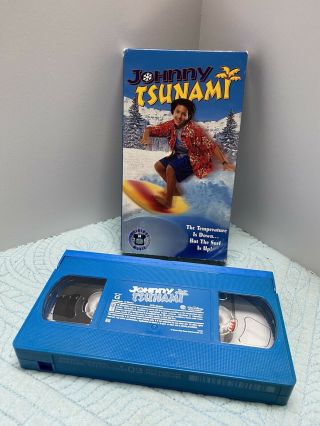 Vintage Johnny Tsunami Disney Channel Movie Rare Blue Tape Oop Vhs