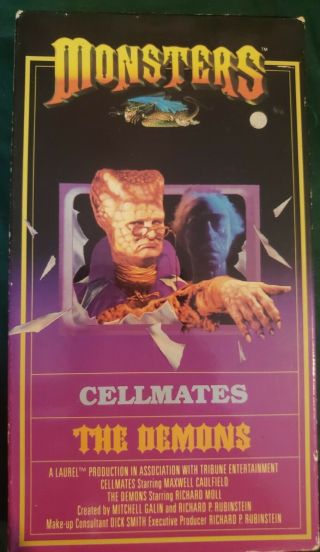 Monsters Vhs Featuring Cellmates And The Demons Rare Oop Horror