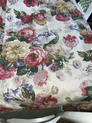 2 Rare Ralph Lauren Sussex Gardens King Pillowcase Sham Set 2 Floral