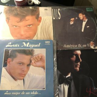 Lote Luis Miguel Lp Rare America & En Vivo Lo Mejor De Un Ídolo Aries Romance