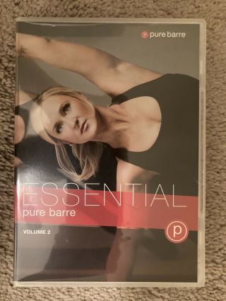 Pure Barre Essential Series Dvd Vol 2 Rare Htf