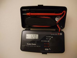 Radio Shack 22 - 179A Auto - Range Pocket Digital Multimeter 2