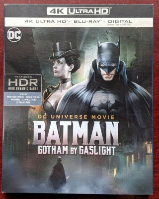 Batman: Gotham By Gaslight (4k Ultra Hd/blu - Ray,  2018) W Rare Slipcover