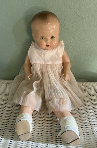 Vintage E.  I.  H / Co.  Horsman Composition Buttercup ? Baby Doll