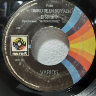 Alfredo Guitierrez - El Diario De Un Borracho - El Solitario Cumbia Rare Listen 36