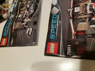 Lego Speed Champions McLaren Mercedes Pit Stop 75911 oop retired rare cars 2