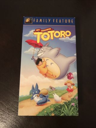 My Neighbor Totoro Vhs Rare Family Feature 1988