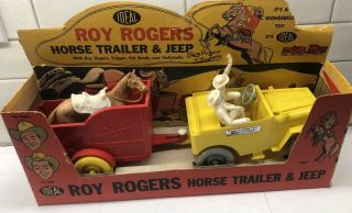 Rare Autographed Roy Rogers Horse Trailer And Jeep