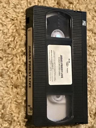 Judas Priest Live Rare & OOP Heavy Metal Rock Concert Music Media Video VHS 3