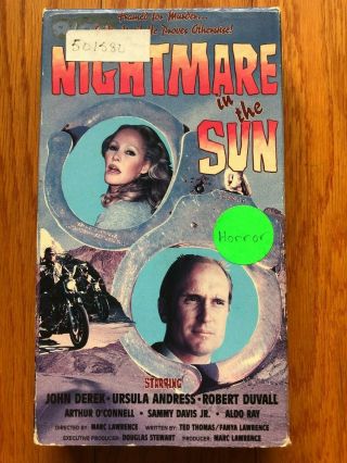 Nightmare In The Sun Vhs,  Rare,  Oop,  60 