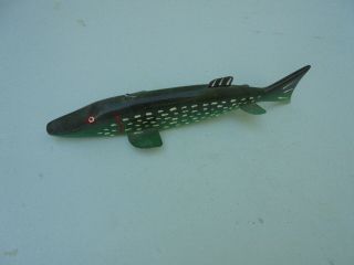 Vintage Frank Pronek Northern Pike Fish Spearing Decoy