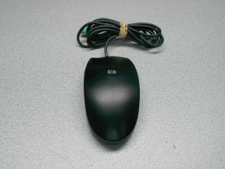 Hp M - S34 Computer Mouse 2 Button Rare Hewlett - Packard Black