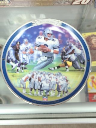 Troy Aikman Bradford Exchange Limited Plate The Game 