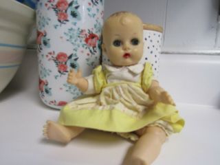 1958 Vogue 8 " Ginnette Baby Doll In Tagged Dress