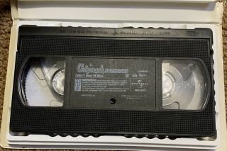 THE CHIPMUNK ADVENTURE 1987 VHS White Clamshell RARE OOP 2