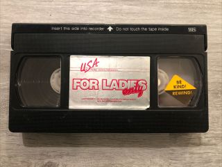 For Ladies Only (vhs,  1981) Tape Only No Cardboard Sleeve Rare Cult