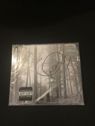 Rare Signed Autographed Taylor Swift Folklore Deluxe Cd Authentic