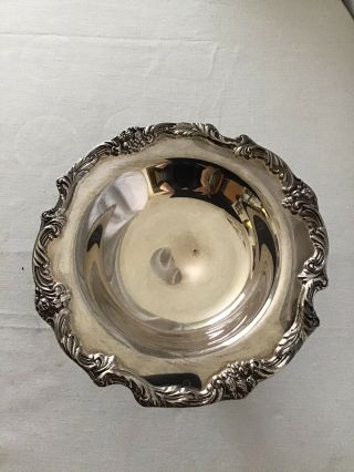 Mid 20th Century Reed & Barton King Francis Pattern Silverplate Compote 1679 3