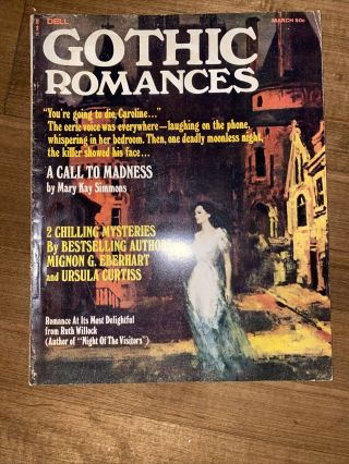 Dell Gothic Romances March 1971 Volume 1 No.  3 Rare