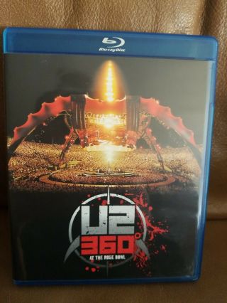 U2 360° At The Rose Bowl (blu - Ray Disc,  2010) Ship Rare Out Of Print