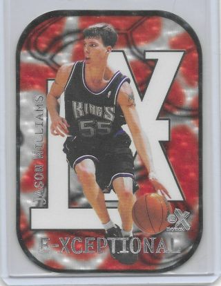 1999 - 00 Skybox Ex E - Xceptional - Jason Williams Rare Kings