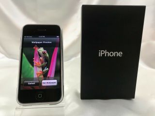 " One Of The Rarest " - Apple Iphone 1st Generation 2g 4gb - Rare Ios 1.  1.  4