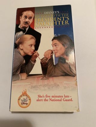 Rare My Date With The Presidents Daughter Vhs Disney