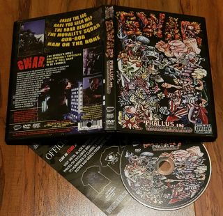 /438\ Gwar - Phallus In Wonderland Dvd With Insert Rare & Oop