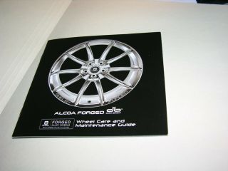 Shelby Gt500kr Snake Alcoa Dura - Bright Wheel Oem Brochure Extremely Rare