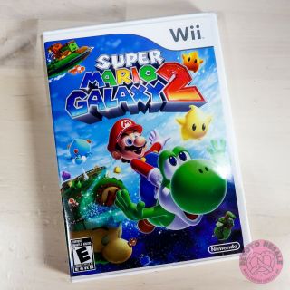 Mario Galaxy 2 (2010) Nintendo Wii Rare White Label Complete