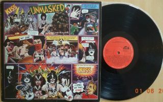 Kiss ‎– Unmasked Rare Yugoslavian Lp 1981 With Different Kiss Logo